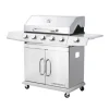 5 Burner Commander Gas BBQ - Stainless Steel