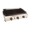3 Burner Plancha Table Top Gas Grill