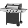4 Burner Commander Gas BBQ - Stainless Steel